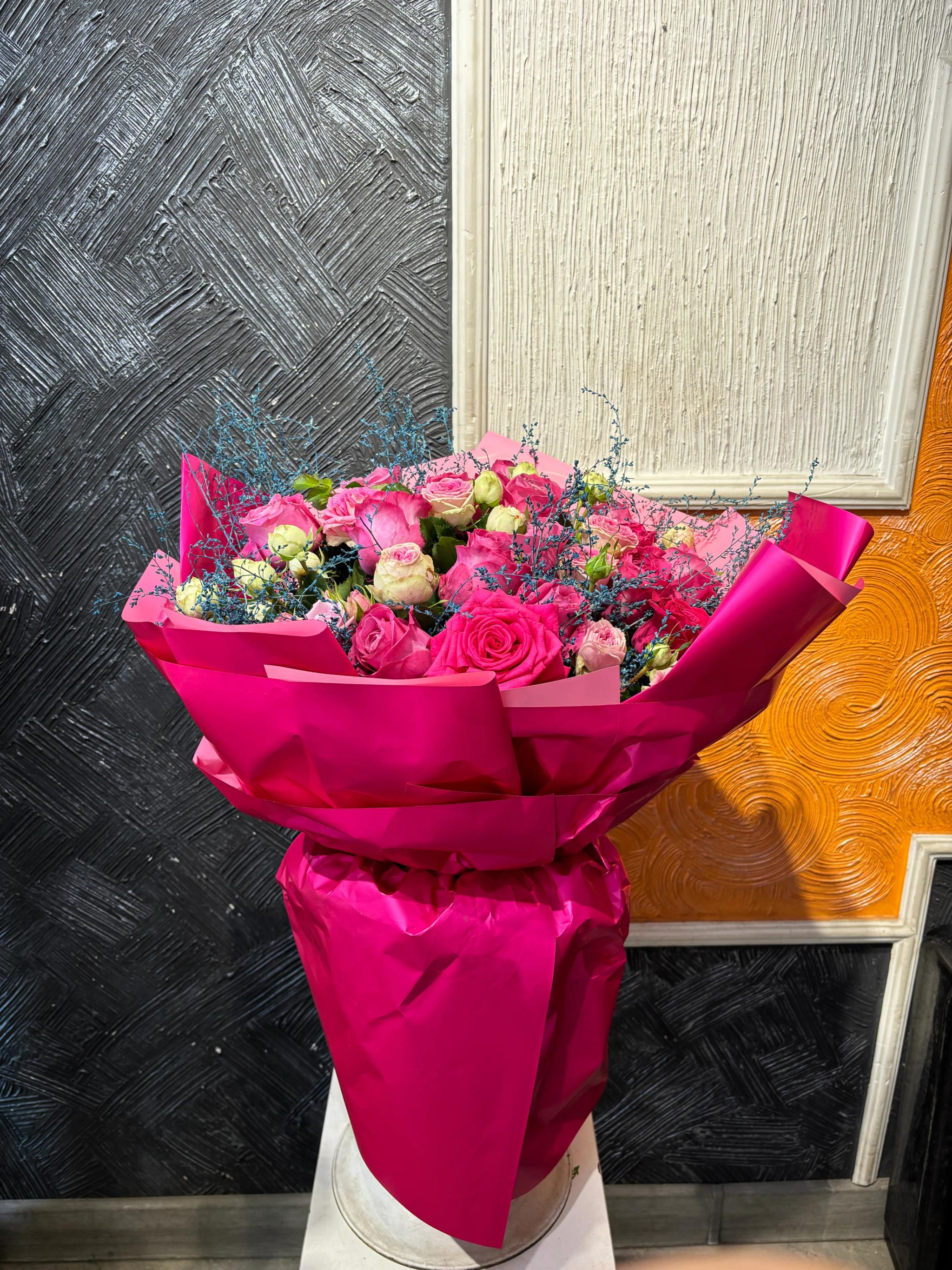 Pink bouquet | ծաղիկների առաքում Երևանում