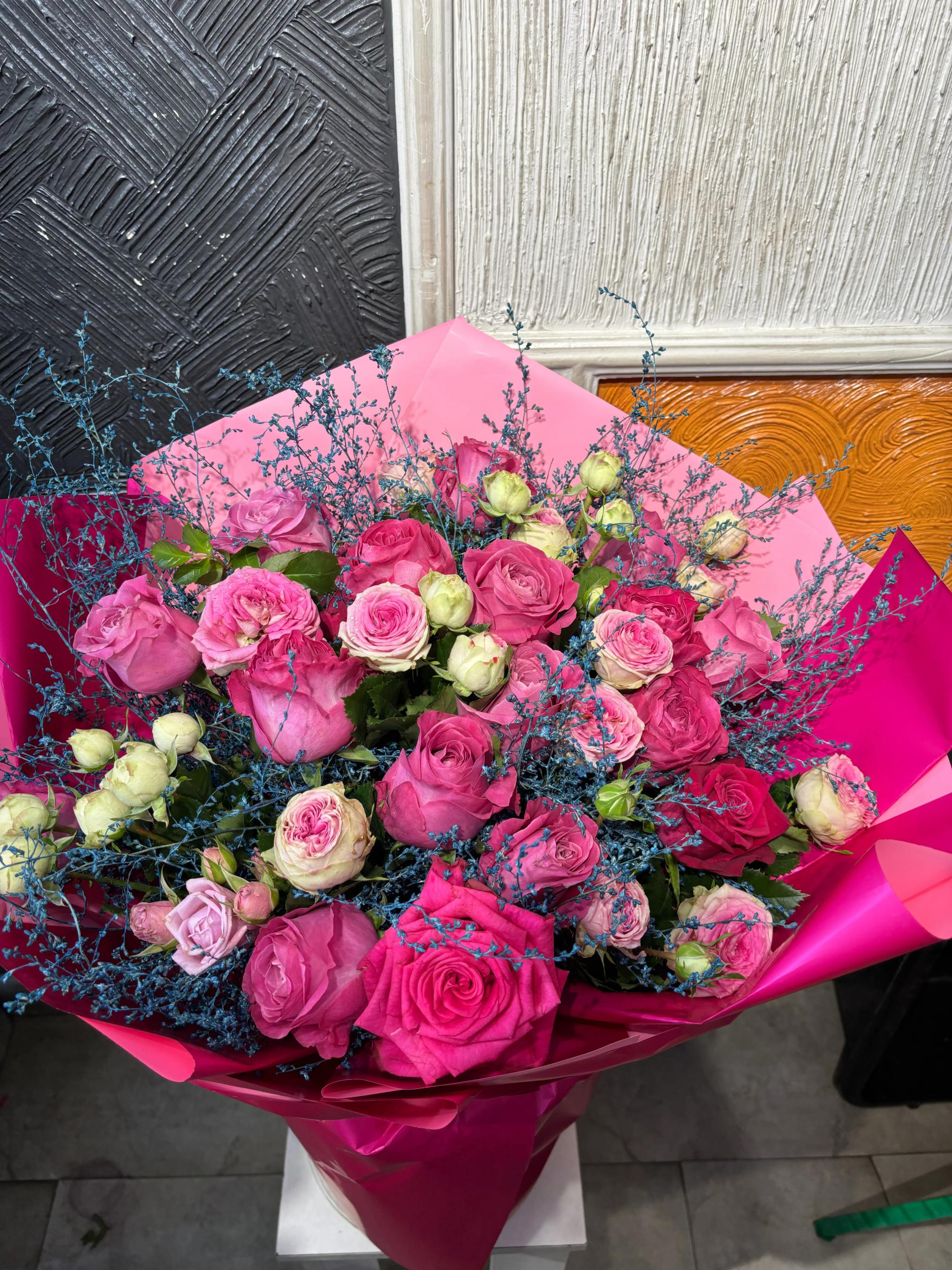 Pink bouquet | ծաղիկների առաքում Երևանում