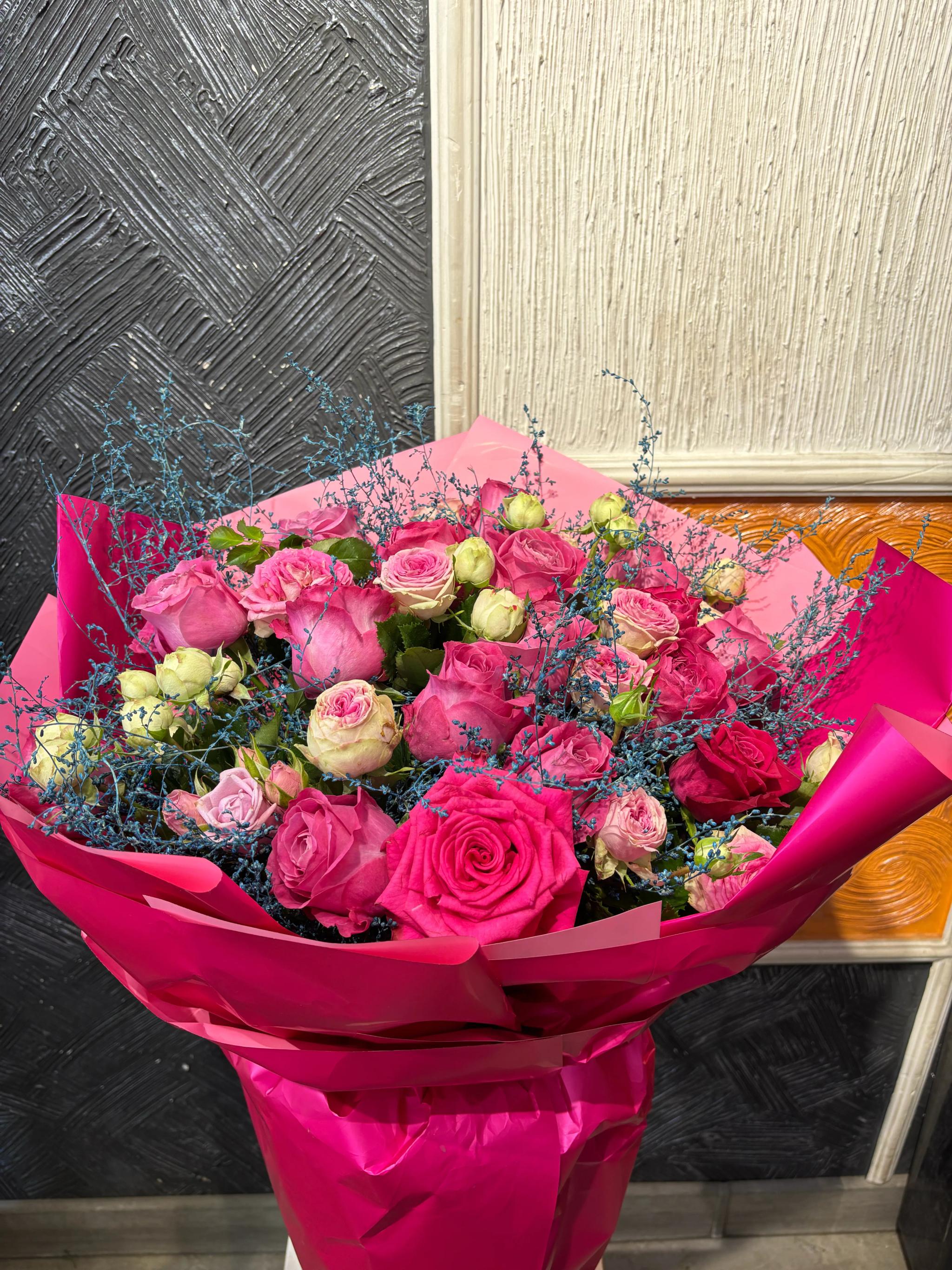 Pink bouquet | ծաղիկների առաքում Երևանում