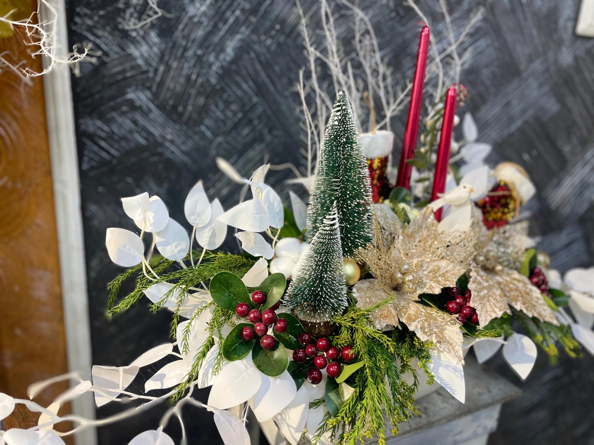 Christmas composition | ծաղիկներ, ծաղկեպսակներ, բույսեր Երևան