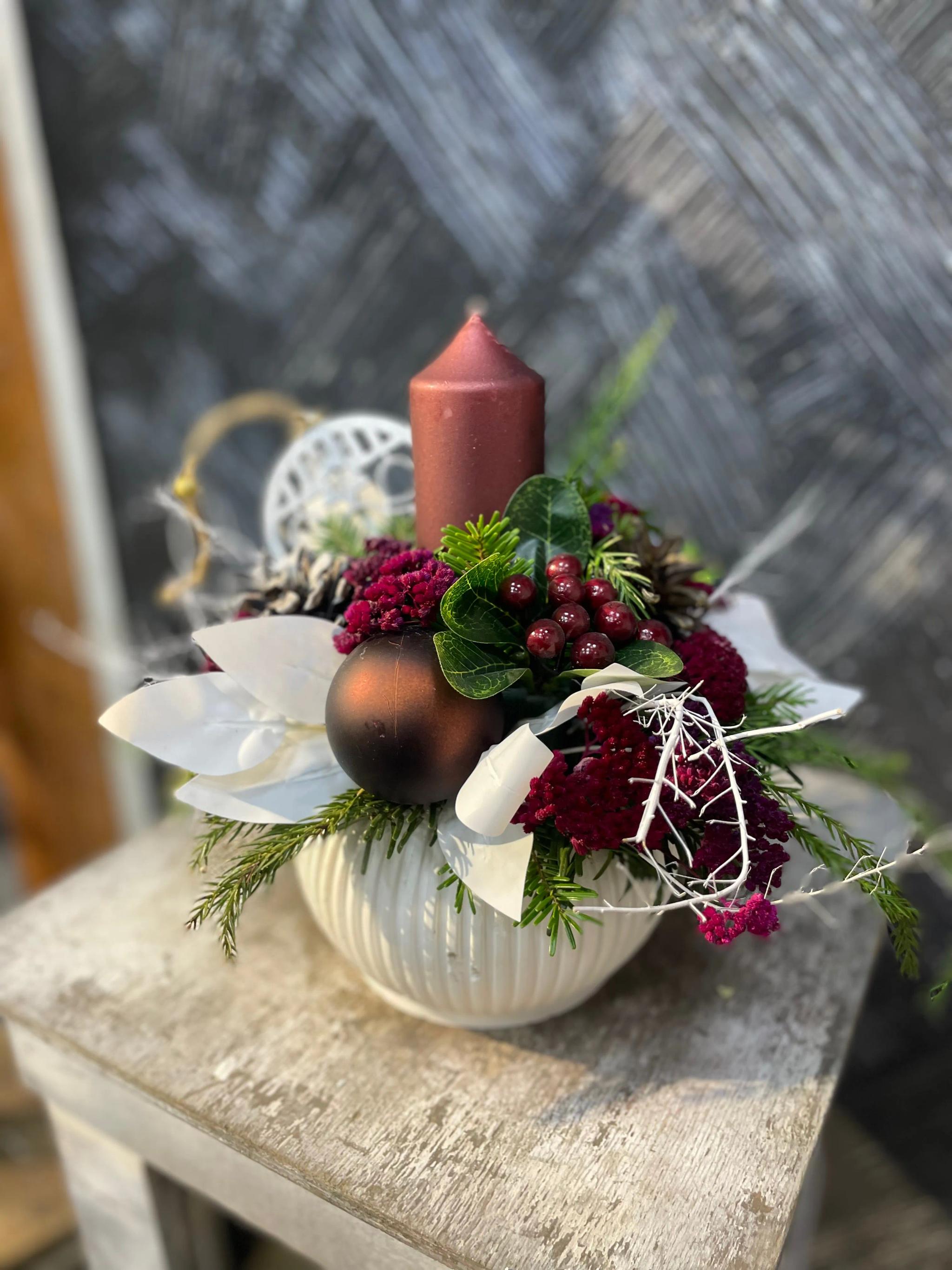 Christmas composition | ծաղիկներ, ծաղկեպսակներ, բույսեր Երևան
