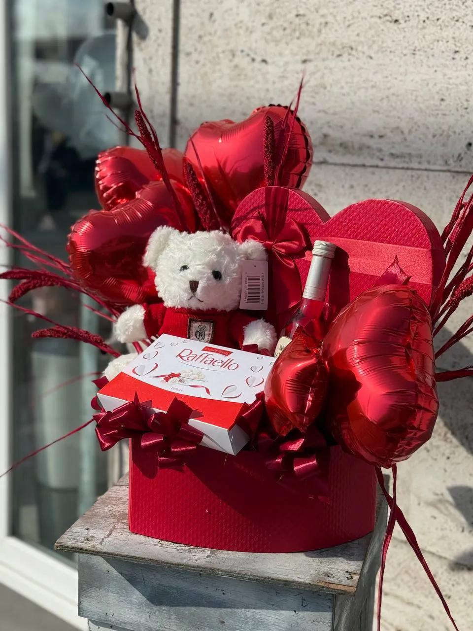 "Romantic" box | ծաղիկներ, ծաղկեպսակներ, բույսեր Երևան