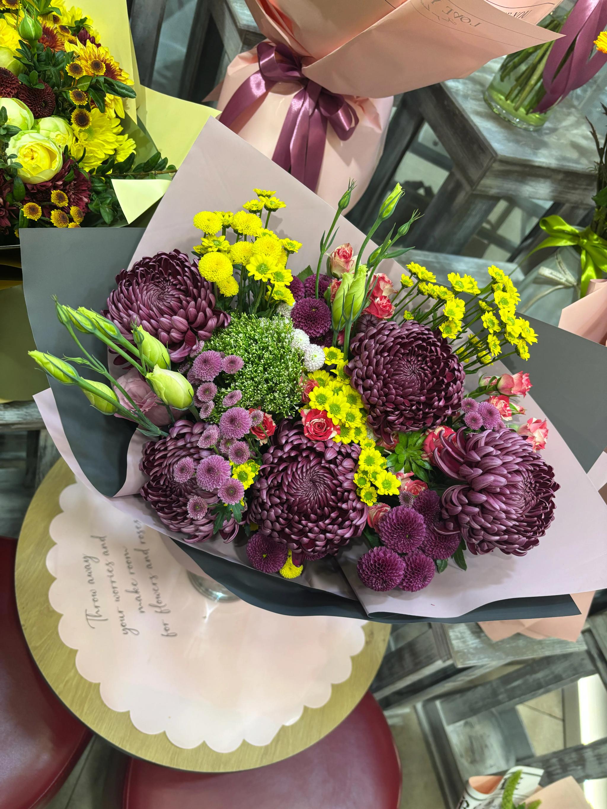 Bunch "Chrysanthemum mix" | ծաղիկների առաքում Երևանում