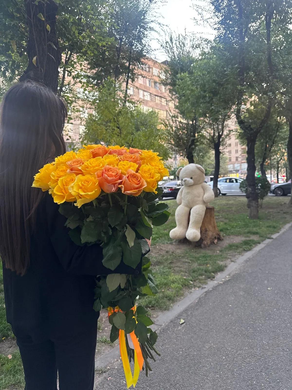 Yellow roses | ծաղիկներ, ծաղկեպսակներ, բույսեր - առաքում Երևան