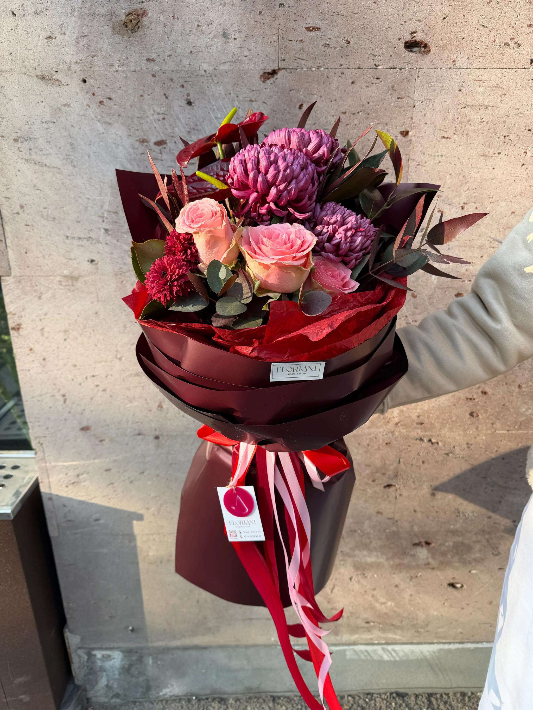 Bordeaux bunch | ծաղիկներ, ծաղկեպսակներ, բույսեր Երևան