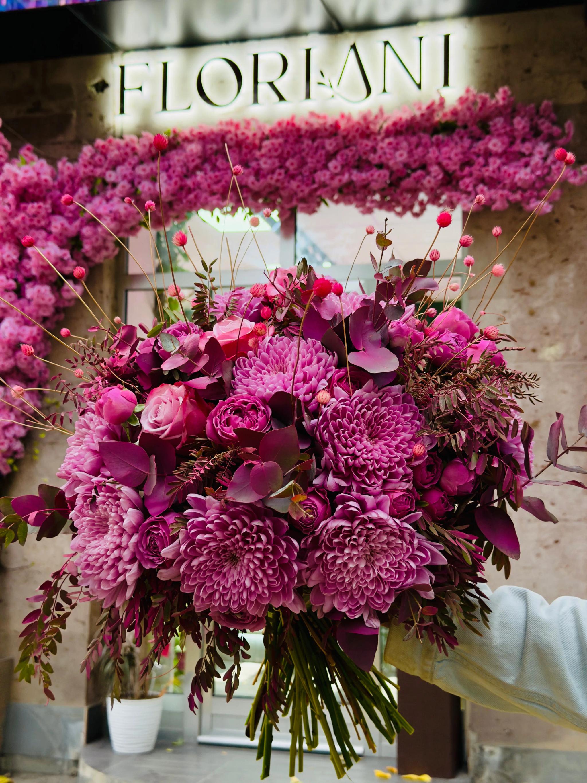 Elegant bouquet of pink | ծաղիկներ, ծաղկեպսակներ, բույսեր Երևան