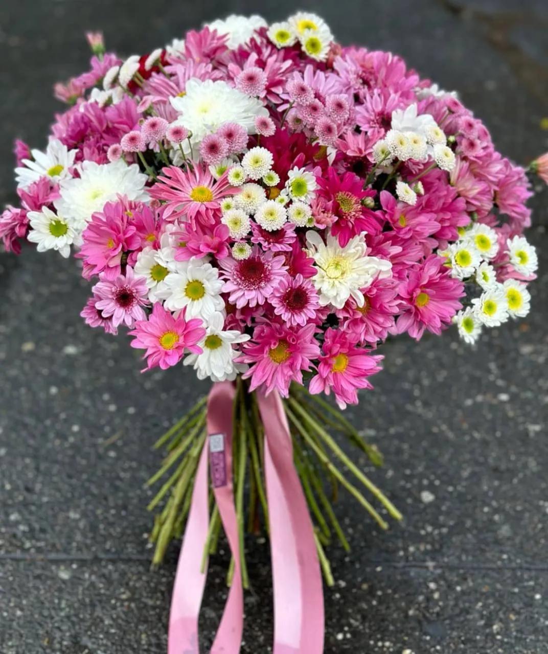 Bunch of chrysanthemums | ծաղիկների առաքում Երևանում