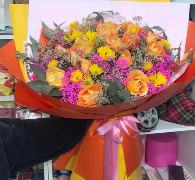 Orange bunch | ծաղիկների առաքում Երևանում