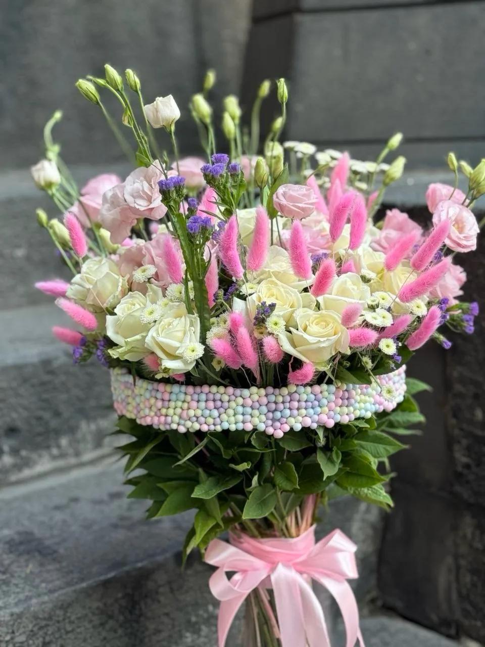 Փունջ “Buble” | ծաղիկներ, ծաղկեպսակներ, բույսեր Երևան