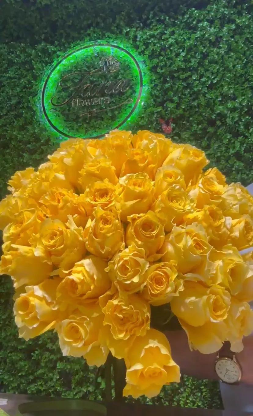 Bunch of yellow roses | ծաղիկների առաքում Երևանում